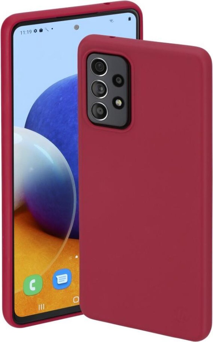 Hama Cover Finest Feel Voor Samsung Galaxy A72 Rood
