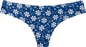 Good Mood Dames Brazillian - Blauwdruk - Maat XL