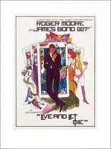 James Bond Poster - Live And Let Die - 80 X 60 Cm - Multicolor