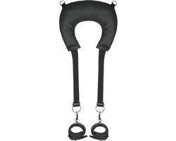 EasyToys - Pillow en Ankle Cuffs - Duurzaam - Bondage Set - Bondagetouw - Enkelboeien - BDSM Set - BDSM Toys - Rollenspel Erotiek - Erotisch Spel - Sex Toys voor Vrouwen en Mannen - Zwart
