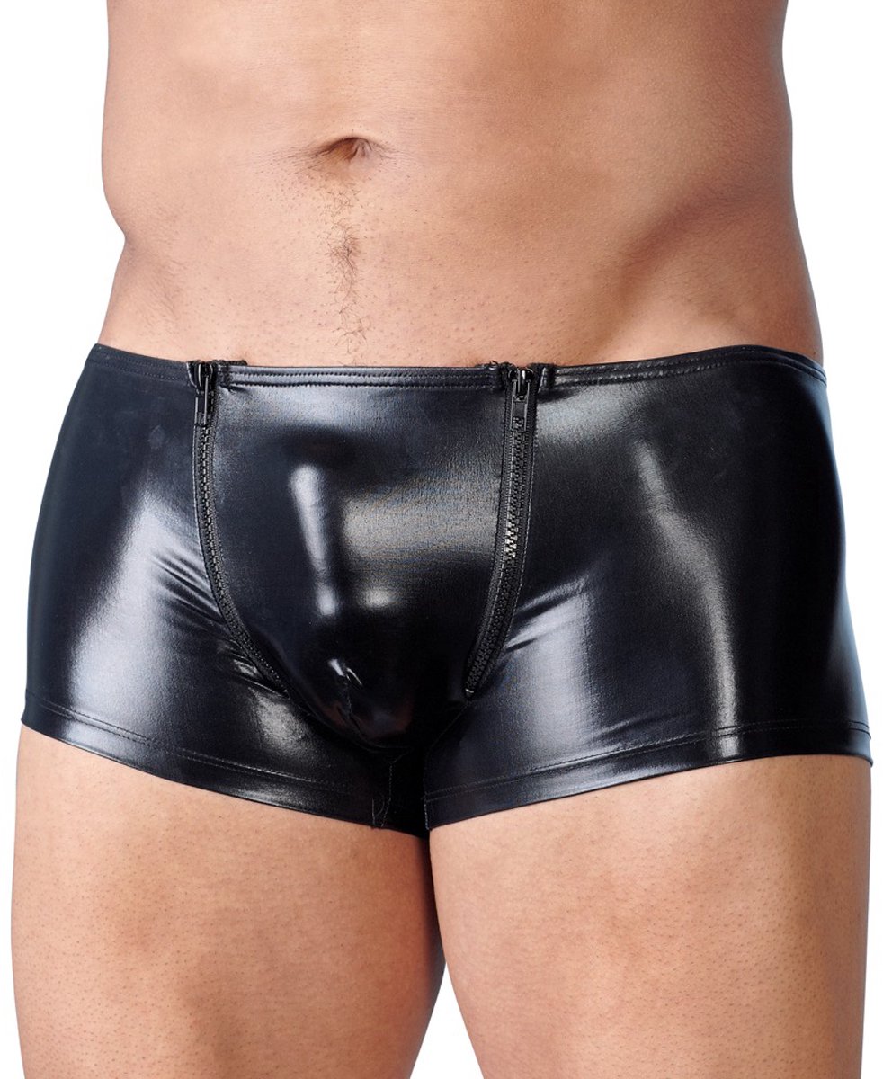 Goedkoopste Wetlook Heren Boxer Met Rits