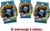 Yo-Kai Watch Yo Motion Blind Bag medal Serie 4 - 3 zakjes - Voordeelbundel