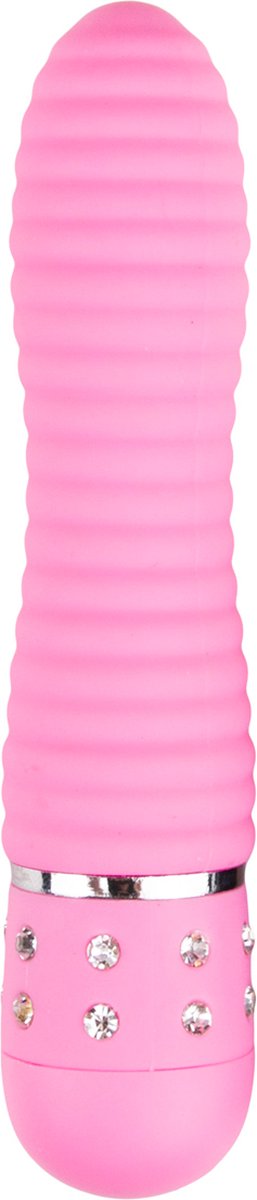 Goedkoopste Easytoys Mini Vibrator Geribbeld - Roze