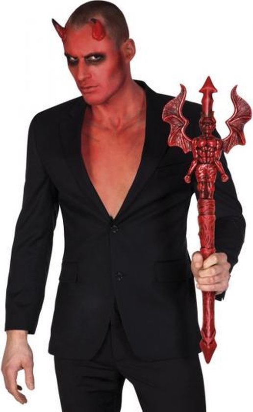 Vorige overschot pols Halloween - Duivel/Satan drietand accessoire 73 cm - Halloween verkleed  attributen | bol.com