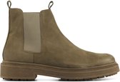 Stefano Lauran Mannen Nubuck Effen  / Laarzen / Herenschoenen S3029 - Beige - Maat 43