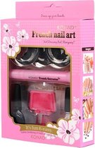 KONAD set FRENCH NAIL ART, 8-delig stempelset.