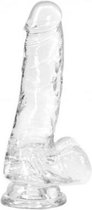 Crystal Addiction - Transparante Dildo - 18 cm