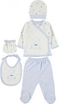 Monddoek cadeau - 5-delige baby newborn kleding set jongens - Newborn set - Babykleding