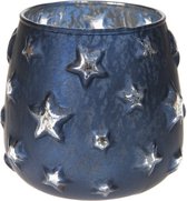 Kandelaars - tealight holder glass ø11x10cm - - 11x10x