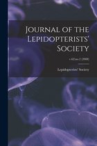 Journal of the Lepidopterists' Society; v.62: no.2 (2008)