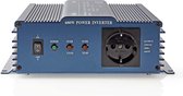 Nedis Inverter Pure Sinusgolf - Ingangsvoltage: 12 V DC - Apparaat stroomoutput: Type F (CEE 7/3) - 230 V AC 50 Hz - 600 W - Piekvermogen: 1000 W - Screw Terminal - Zuivere Sinusgolf - Zekering - Blauw