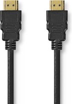 HDMI™ Kabel | HDMI™ Connector | HDMI™ Connector | 8K@60Hz | Verguld | 2.00 m | PVC | Zwart | Polybag