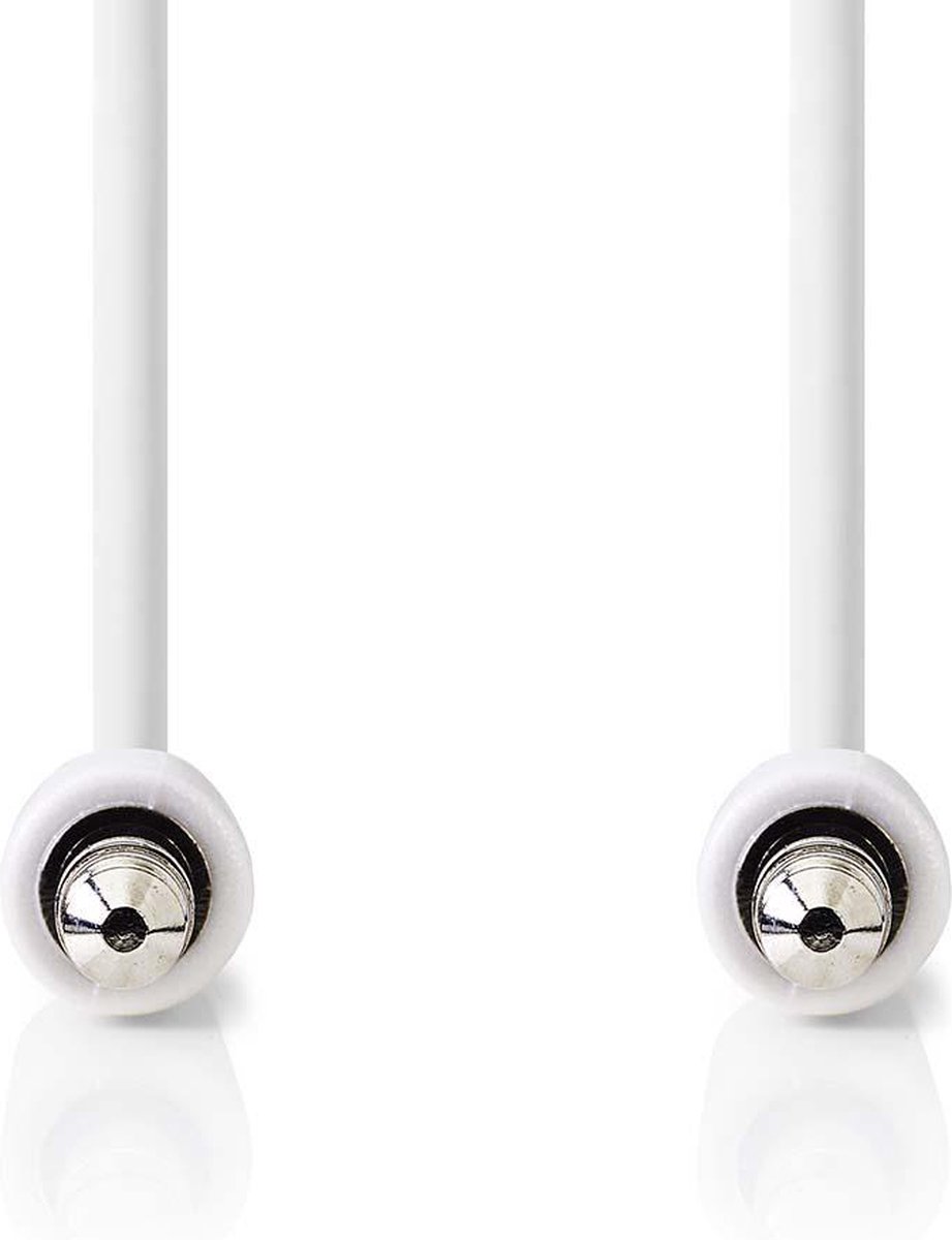 Stereo-Audiokabel, Spiraal | 3,5 mm Male - 3,5 mm Male | 1,0 m | Wit