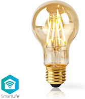 SmartLife LED Filamentlamp | Wi-Fi | E27 | 500 lm | 5 W | Warm Wit | 2200 K | Glas | Android™ / IOS | A60