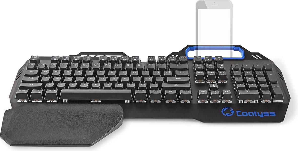 Nedis Bedraad Gaming Toetsenbord | USB | Mechanische Toetsen | RGB | US internationaal | US Internationaal | Lengte stroomkabel: 1.70 m | Gaming