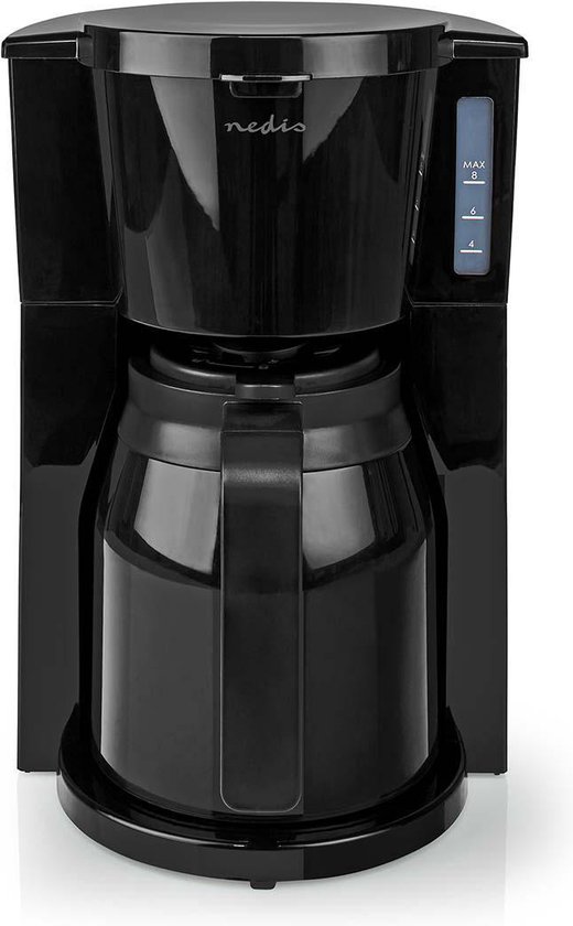 Nedis Koffiezetapparaat - Filter Koffie - 1.0 l - 8 Kopjes - Zwart | bol.com