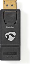 Nedis DisplayPort-Adapter | DisplayPort Male | HDMI™ Female | Verguld | Recht | ABS | ABS | Antraciet | Window Box met Euro Lock