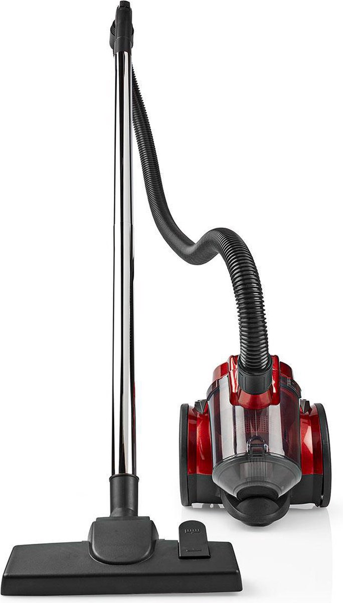 Nedis stofzuiger - zakloos - 700 W - 1,5 L Inhoud - Rood