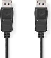 DisplayPort-Kabel | DisplayPort Male | DisplayPort Male | 4K@60Hz | Vernikkeld | 2.00 m | Rond | PVC | Zwart | Polybag