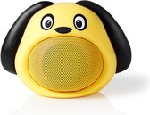 Nedis Bluetooth-Speaker - Maximale batterijduur: 3 uur - Handheld Ontwerp - 9 W - Mono - Ingebouwde microfoon - Koppelbaar - Animaticks Dusty Dog - Geel