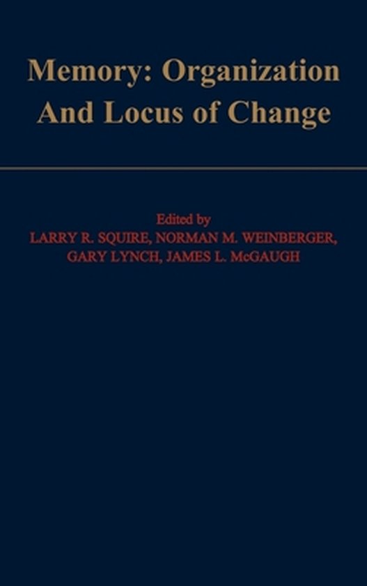 Memory: Organization and Locus of Change - cover