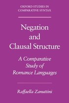 Oxford Studies in Comparative Syntax- Negation and Clausal Structure
