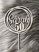 Taarttopper Sarah - 50 - Verjaardag