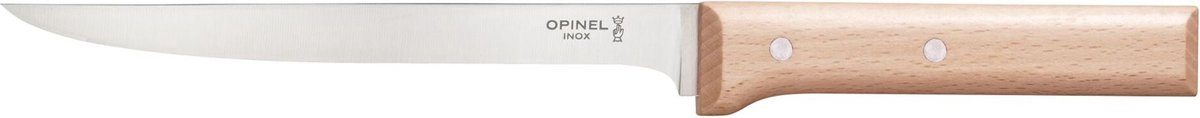 Opinel Parallèle N°121 fileermes - 18cm - RVS/beukenhout - doos