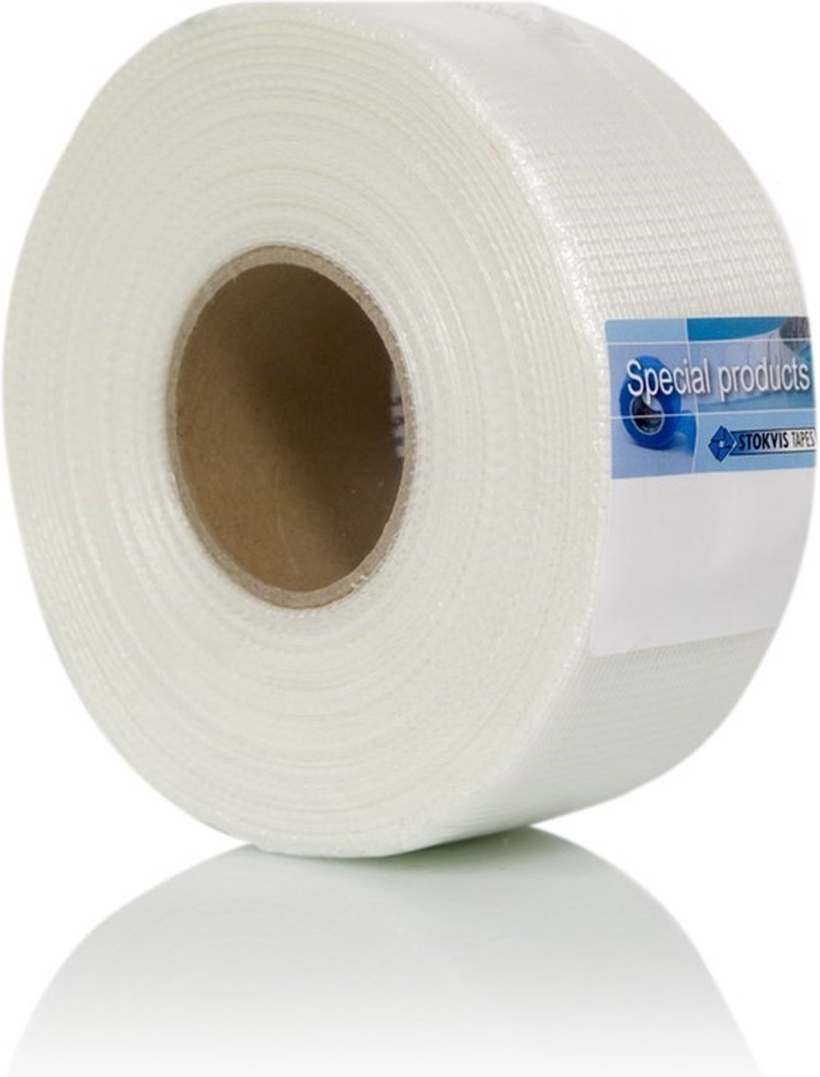 Stucadoors Gaasband Wit GL5010 50mm x 100M