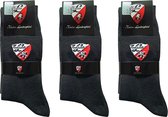 Lamborghini Originals – sokken – 3 paar – maat 43-46 – antraciet – sokken heren - Cadeau