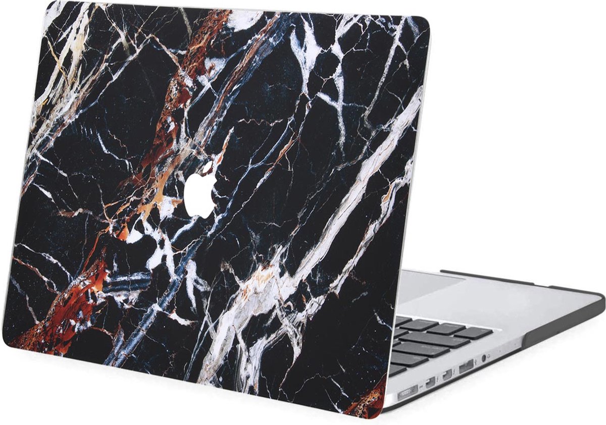 iMoshion Design Laptop Cover MacBook Pro 15 inch Retina - Black Marble