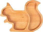 Joy Kitchen houten tapas schaal Eekhoorn | serveer schaal | kommetjes | schaaltjes voor snacks | snackdoosjes | eekhoorn schaal | nootjes schaaltjes | schaal decoratie | serveerschaal | dieren patroon | houten schaaltje | duurzaam
