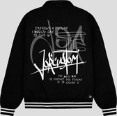 JORCUSTOM Future Varsity Jacket - Black - Volwassenen - Maat L