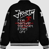 JORCUSTOM JRCSTM Varsity Jacket - Black (Patch) - Volwassenen - Maat XL