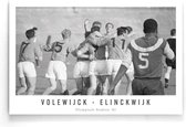 Walljar - Volewijck - Elinckwijk '61 - Zwart wit poster