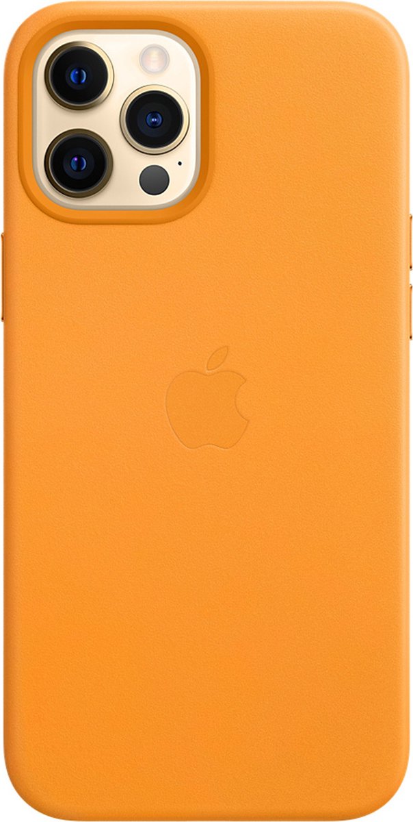 Apple - Leren hoesje - MagSafe - iPhone 12 Pro Max - California Poppy