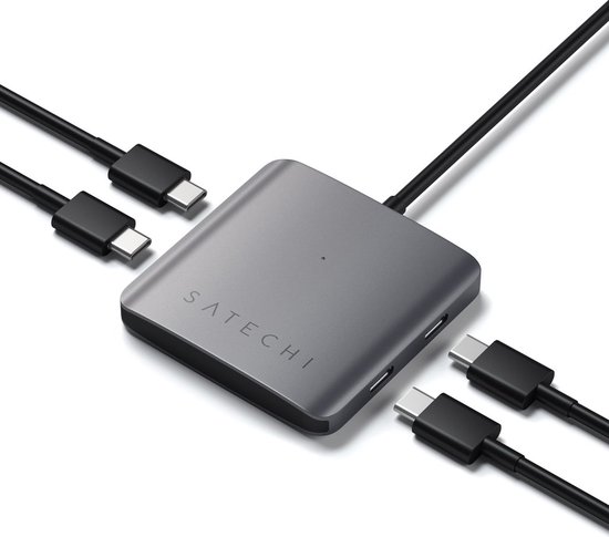 Satechi hub USB-C vers USB-A • Gris Sidéral