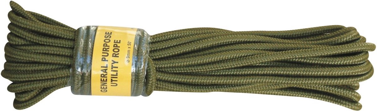 Mil-Tec Commando Touw - 9 mm - Olijfgroen