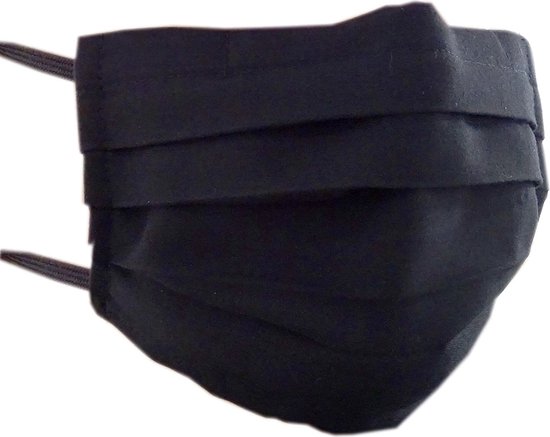 An Phu- Zwarte 4 laags Mondkapje - Wegwerp zwarte mondmasker - Niet Medic - Merkloos