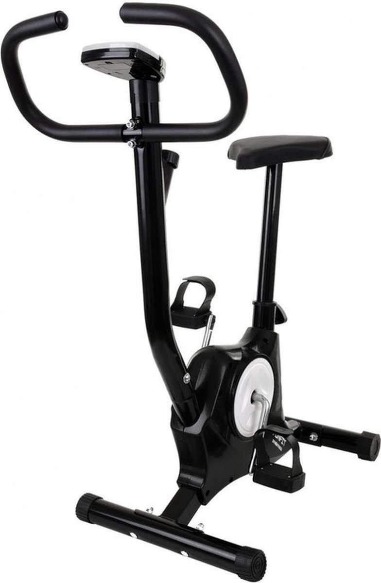 Hometrainer Mechanische Weerstand Fiets Zwart - afbeelding 2