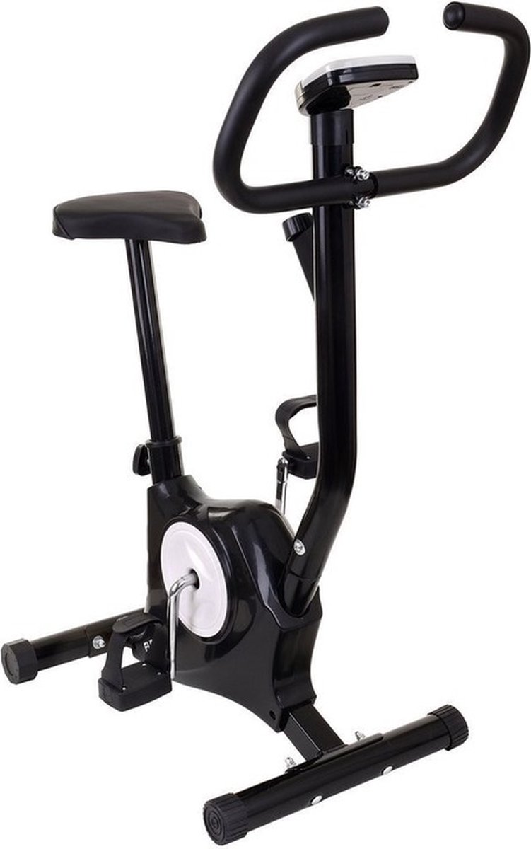 Hometrainer Mechanische Weerstand Fiets Zwart - afbeelding 3