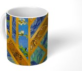 Mok - Koffiemok - Kunst - Van Gogh - Luxe - Mokken - 350 ML - Beker - Koffiemokken - Theemok
