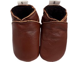 BabySteps winterslofjes voor baby's - kastanjebruin