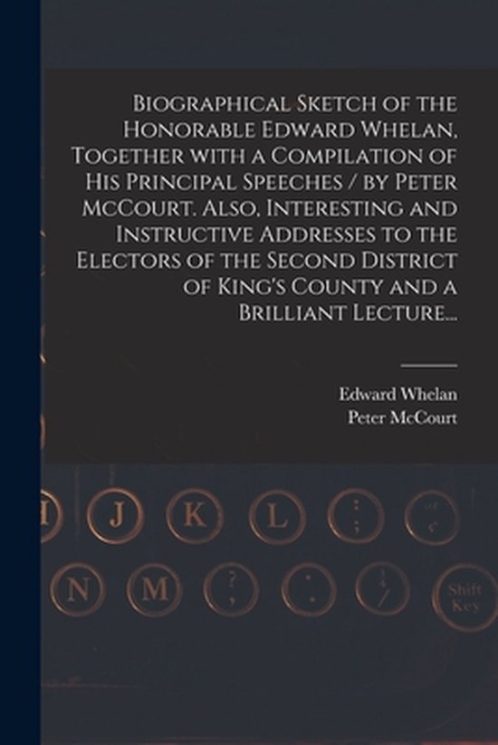 BIOGRAPHICAL SKETCH OF THE HONORABLE EDW - cover