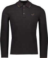 Jacob Cohën Polo Bruin Bruin Getailleerd - Maat L - Heren - Herfst/Winter Collectie - Katoen;Elastaan
