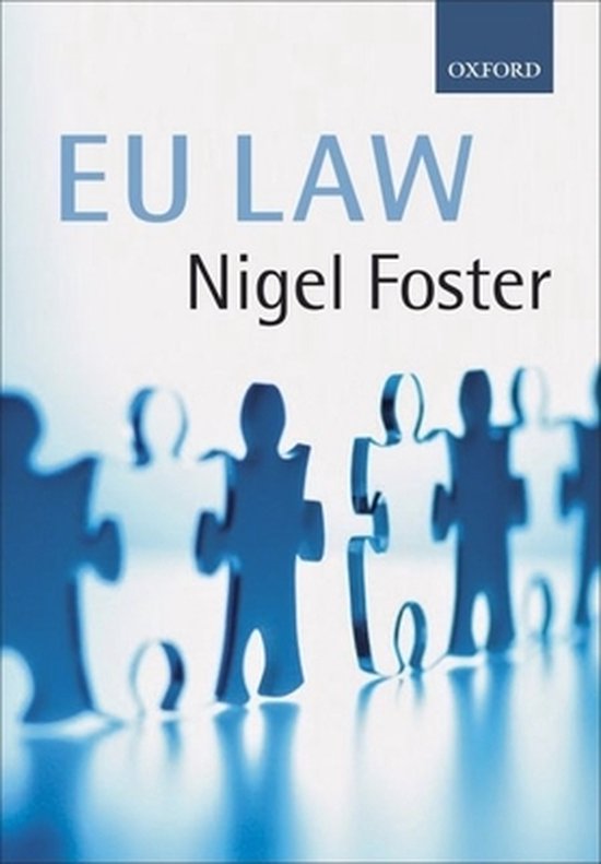 Foster on EU Law - cover
