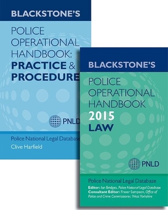 Blackstone's Police Operational Handbook 2015 9780198718918 Pnld