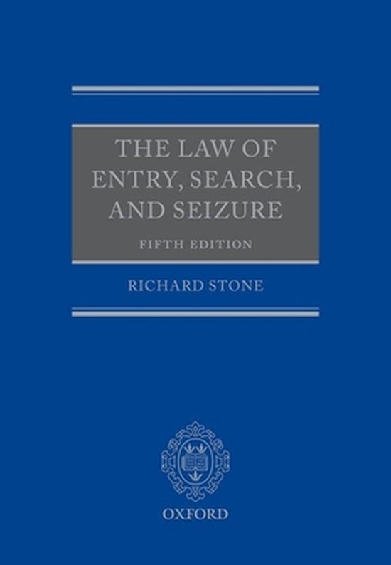 The Law of Entry, Search, and Seizure - cover