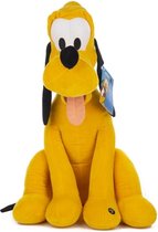 Disney Pluto Pluche Knuffel + Geluid 52 cm | Speelgoed knuffeldier XL grote plush Mickey Minnie Mouse XXL groot knuffelpop voor kinderen jongens meisjes | Hond knuffel Dog | Donald Katrien Da