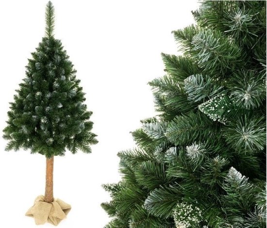 Sapin de Noël artificiel - avec tronc - 220 cm - Modulaire